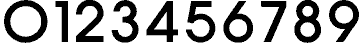 Avant Garde Medium 0-9