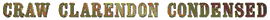 Craw Clarendon Condensed